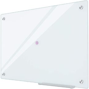 Dry Erase Boards Glass Whiteboard Magnetic 3'x 2' Frameless