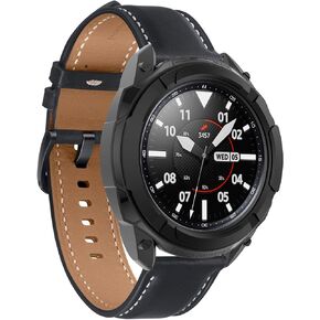 FitTurn Compatible with Samsung Galaxy Watch 3 41mm 45mm Case TPU Full Edge Protection case + Bezel Ring(Rotatable) Protection Protective Protector Shell Bumper for Galaxy Watch 3 (Multi, 45mm) in Kuwait