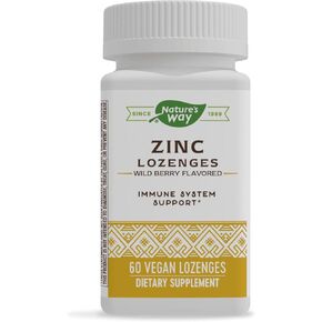 Nature's Way أقراص استحلاب الزنك، بنكهة التوت البري، 60 قرص استحلاب in Kuwait