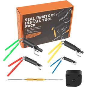 Seal Twistors Install Tools Hydraulic Cylinder Piston Rod Seal U-Cup Twistor Installation Tool Set Work on 0.7 Inch –6.5 Inch Seals (6Pcs)
