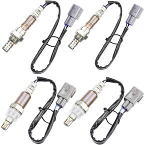 4x Air Fuel Ratio Oxygen O2 Sensor 1 & 2 for Toyota Tundra 2005 2006 4.0L 4.7L Upper Lower Upstream + Downstream