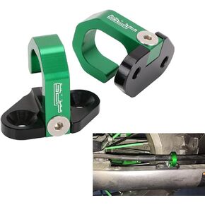 Motorcycle Hose Snap Clamp Front & Rear Brake Line CNC Compatible To KX KDX KLX 80 85 100 125 140 230 250 300 500 650 R S SF 1986-1987 1992-2000 2001-2013 2020-2021 Green