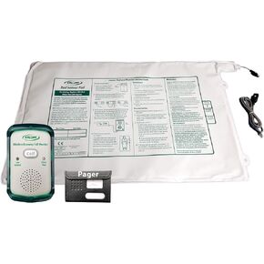 Wireless Economy Quiet Fall Alert with 20in x 30in Bed Pad and Caregiver Pager
