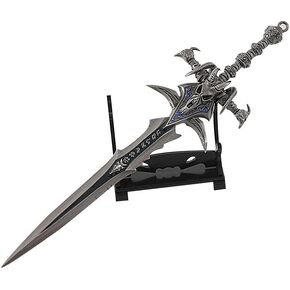8.66 inchs Arthas Frostmourne Sword Metal Models Desktop Display Collection Gift