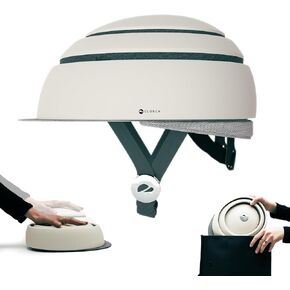 CLOSCA. Folding Helmet. Helmet with Visor. Adult Bicycle Helmet. Bike Helmet and Electric Scooter Helmet. Commuter Helmet. Collapsible Helmet. Helmet for Women and Helmet for Men.