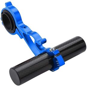 Bike Handlebar Extender, Aluminium Alloy Cycling Handlebar Extension Bracket for GPS Lamp/Units/Headlights/Cameras Mount (Red)