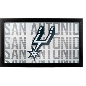 Trademark Gameroom NBA1500-SS3 NBA Framed Logo Mirror - City - San Antonio Spurs