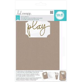 American Crafts 370607 14 Piece Heidi Swap Mixed Media Cinch Kits Chipboard Ticket Album