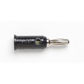 Pomona 1325-0 Banana Plug, SOLDERLESS, Black (Pack of 10)