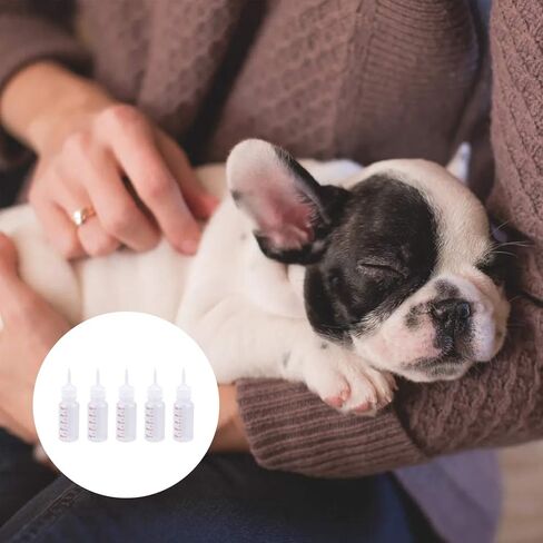 POPETPOP 50ml Milk Feeding Bottle for Pets Hand Feeding Kit for Puppies Kitten Newborn Small Animals Care Pet Supply 5pcs in Saudi Arabia