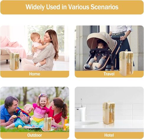 Baby Bottle Brush,5 in 1 Bottle Cleaner Brush Travel Kit with Extendable Silicone Bottle Brush,Nipple Brush,Straw Brush,Soap Dispenser & Organizer Case (Purple) in Saudi Arabia