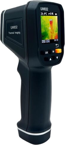 Thermal Imaging Camera,1.77" LCD Screen,32 x32 IR Resolution,Infrared Thermal Imager -22 to 932℉,8 GB Memory Card,Rechargeable Infrared Camera for Building,HVAC,Plumbing Leak,Mechanical,Electrical in Kuwait