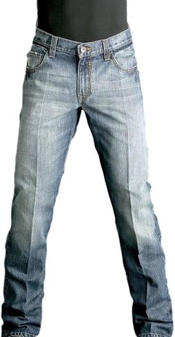 Cinch Men's Carter Relaxed Fit Jean, Medium Stone Wash, 32W x 32L in Saudi Arabia