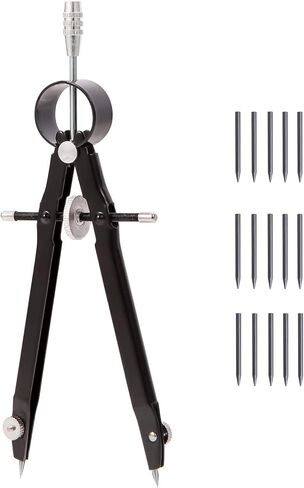 Compass for Geometry, Extra Lead, Math Compass, Drawing Compass, Drafting Compass, Compass Woodworking, Metal Compass, Compass for Students, School Compass, Engineering Compass, Locking Compass in Saudi Arabia