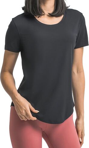 Women's Yoga Short Sleeve Workout Shirt Yoga T-Shirt Athletic Tee Top in Saudi Arabia