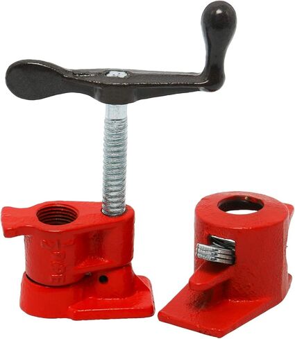 YaeTek 8 عبوات من مشابك أنابيب لصق الخشب مقاس 1/2 بوصة، مشابك حديدية شديدة التحمل، مشابك أنابيب النجارة سريعة الفك (8 قطع، 1/2 بوصة) in Kuwait