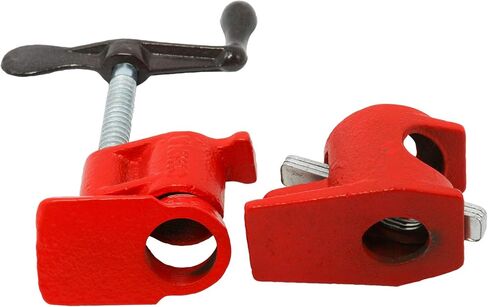 YaeTek 8 عبوات من مشابك أنابيب لصق الخشب مقاس 1/2 بوصة، مشابك حديدية شديدة التحمل، مشابك أنابيب النجارة سريعة الفك (8 قطع، 1/2 بوصة) in Kuwait