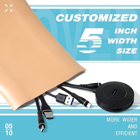 PVC Floor Cord Cover for Office Carpet 6" W X 10’L Cable Cover PVC Cord Wire Cover Under Desk Cable Grip Strip Hold Cords in Place for Power Cords Audio Cables Coaxial Cable (Gray) in Saudi Arabia