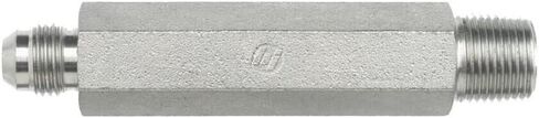 2404-LL-08-06-SS تركيب أنبوب طويل جدًا من الفولاذ المقاوم للصدأ، 3/4 بوصة - 16 SAE × 3/8 بوصة - 18 خيط NPTF، 1/2 بوصة JIC × 1/2 بوصة ذكر NPTF in Saudi Arabia