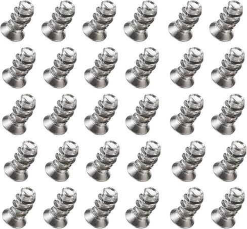 MECCANIXITY 500Pcs Computer Countersunk Flat Head Screws, M5 x 10mm Cross Flat Phillips Head Screw Computer Laptop PC Case Replacement Fan Mount Screws,Black in Saudi Arabia