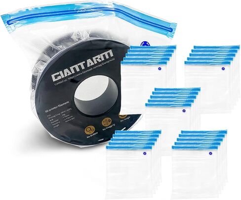 GIANTARM 20pcs Filament Storage Bags, 0.26mm 3D Printer Filament Storage Bags, Prevent and Monitor Moisture Keeping Filament Dry,39.5x32.5cm (No Pump) in Saudi Arabia