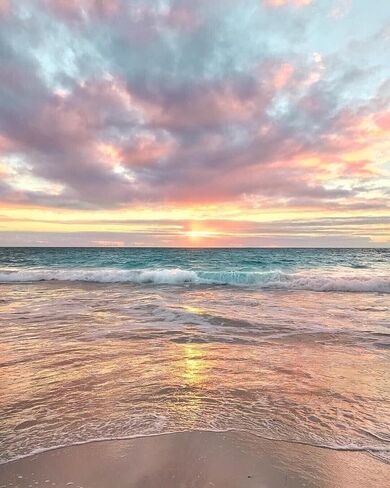 SUOGROLI Sunset Beach 5D DIY Diamond Painting Kits for Adult Without Frame,Sunrise Coast Wall Decoration,100% Full Drill Painting Art 40X30cm/15.7x11.8in in Saudi Arabia