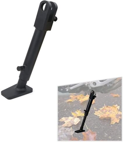 مسند جانبي قابل للتعديل للدراجات النارية من Xitomer مناسب لـ Versys-X 300 2017 2018 2019 2020 2021 2022 2023 حامل جانبي قابل للتعديل Versys-X 300، بحد أقصى 3 بوصات أقصر in Kuwait