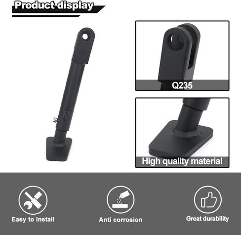 مسند جانبي قابل للتعديل للدراجات النارية من Xitomer مناسب لـ Versys-X 300 2017 2018 2019 2020 2021 2022 2023 حامل جانبي قابل للتعديل Versys-X 300، بحد أقصى 3 بوصات أقصر in Kuwait