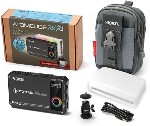 مصباح Atomcube RX7L 18W 5.9 بوصة جيب RGBWW LED (مع ناشر) - شبكة جديدة، التحكم في التطبيق حتى 65535 جهازًا، 15 سيناريو محدد مسبقًا، 5 FX مخصص، 2500K~8500K، CRI95+، TLCI99 in Kuwait