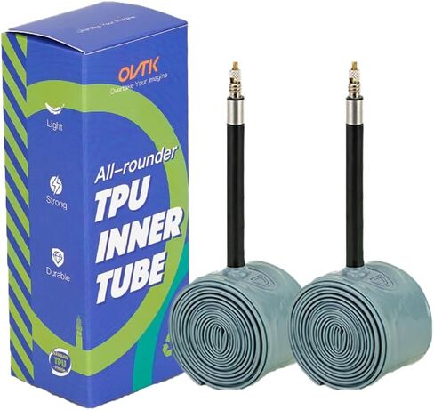 700C TPU Inner Tube (Road & Gravel) with Removable Presta Valve Stem, Include Vavle Holder & Patches in Saudi Arabia