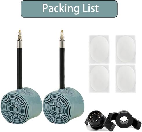 700C TPU Inner Tube (Road & Gravel) with Removable Presta Valve Stem, Include Vavle Holder & Patches in Saudi Arabia
