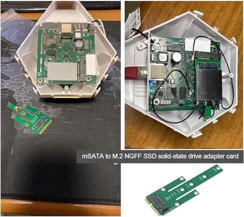 خلق فكرة 2 قطعة mSATA إلى M.2 NGFF SSD بطاقة محول Mini SATA 3.0 إلى M.2 NGFF B مفتاح SSD القرص الصلب محول المجلس مرفقات لأجهزة الكمبيوتر المحمول سطح المكتب in Saudi Arabia