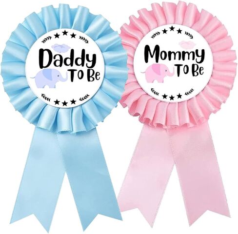 موضوع الفيل الطفل دش وشاح للأم والأب ليكون أمي ليكون وشاح أبي ليكون دبوس زهرة تاج لنوع الجنس يكشف حزب استحمام الطفل تفضل الزينة للبنين والبنات الحمل الدعامة هدية in Kuwait