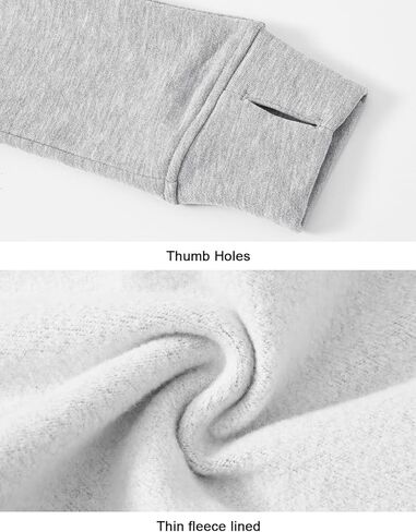 BGOWATU المرأة هوديس 1/2 البريدي البلوز الصوف مبطن بلوزات طوق سترة المحاصيل مع جيوب فتحة الإبهام in Kuwait