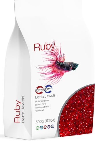 جواهر بيتا الحمراء من الحوت للأسماك المقاتلة السيامية، وأسماك البيتا، والسمكة الذهبية، وأسماك الجوبي، 17.6 أونصة in Kuwait