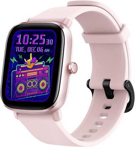 Amazfit GTS 2 Mini Fitness Smart Watch Alexa Built-in, SpO2, 14-Days Battery, 70+ Sports Modes, Heart Rate, Sleep, Stress Level Monitoring, Green (Renewed) in Saudi Arabia