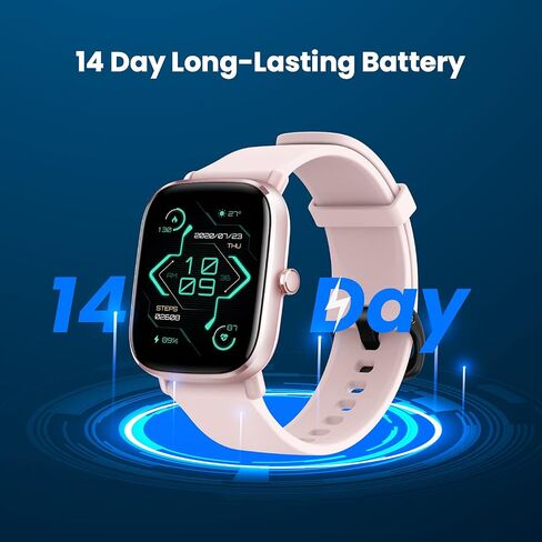 Amazfit GTS 2 Mini Fitness Smart Watch Alexa Built-in, SpO2, 14-Days Battery, 70+ Sports Modes, Heart Rate, Sleep, Stress Level Monitoring, Green (Renewed) in Saudi Arabia