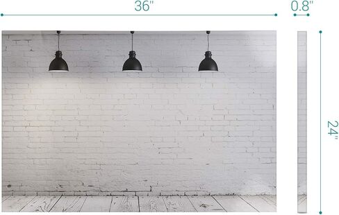 Navaris Frameless Magnetic Memo Board - Easy Installation - Kitchen Magnet Dry Erase Whiteboard - Notice Boards for Wall Use - 36 x 24 Inches - Dark Wood Design with Magnets & Pen in Kuwait