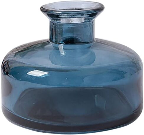 200ml Empty Glass Diffuser Bottles Fragrance Diffuser Jars Aromatherapy Jar Scent Diffuser Container Refillable Empty Glass Fragrance Accessories Blue in Saudi Arabia