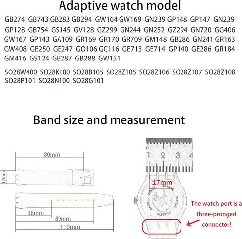 Compatible for 17mm 19mm Swatch women Bamboo Grain Cow Leather Watch Band Replacement for Wirstband Strap men Bracelet watch parts in Saudi Arabia