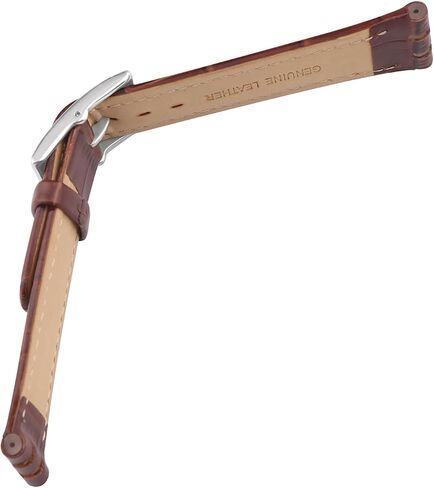 Compatible for 17mm 19mm Swatch women Bamboo Grain Cow Leather Watch Band Replacement for Wirstband Strap men Bracelet watch parts in Saudi Arabia