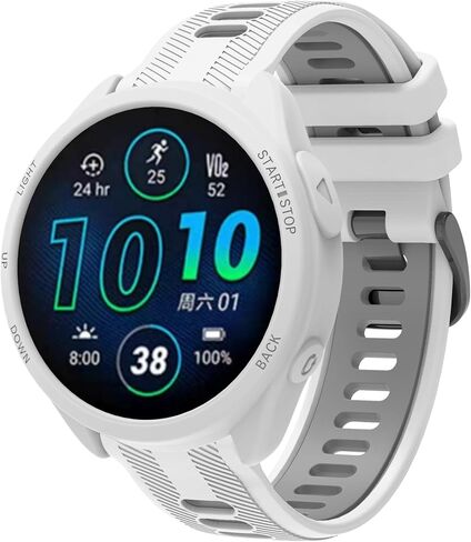 3 عبوات من حافظات الساعات المخصصة لـ Garmin Forerunner 965 حافظة واقية من السيليكون ملحقات الساعة الذكية (أسود + أبيض + أصفر) in Kuwait