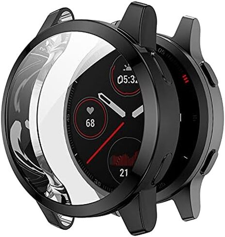 حافظة حماية للشاشة متوافقة مع ملحقات الساعة الذكية Garmin Vivoactive 4S/Venu 2S، أغطية TenCloud مقاومة للخدش، غطاء حماية كامل لـ Venu 2S (شفاف) in Kuwait