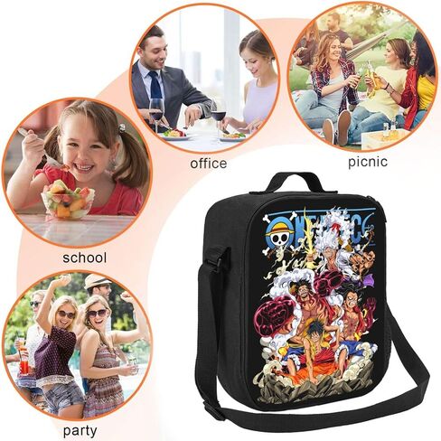 Anime Backpack Set Lightweight School Backpack With Lunch Bag And Pencil Bag - Perfect For Fans Of The Adventure Anime Series 01 in Saudi Arabia