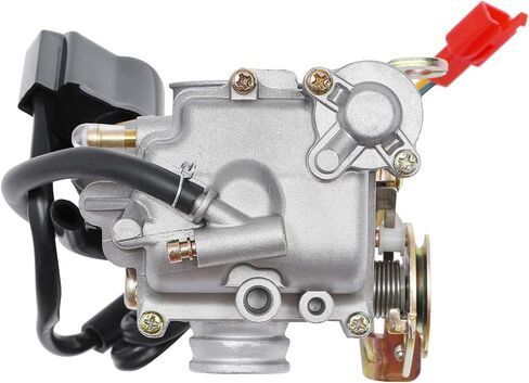 PD18J Carburetor 18mm Replacement for GY6 49cc 50cc 80cc 139QMB 139QMA 4 Stroke Moped Engine for Taotao Kymco Scooter with Fuel Filter Spark Plug Intake Manifold in Saudi Arabia