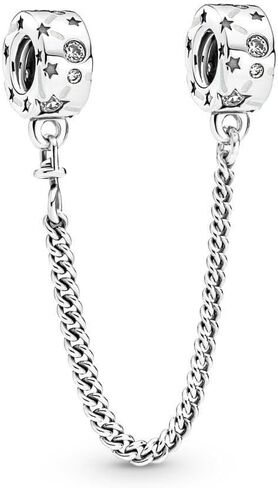 Star moon Mouse Clasp Snake Chain Bracelet 925 Sterling Silver Safety Chain Charm Christmas Mother’s Day Jewelry Gifts for Women in Saudi Arabia
