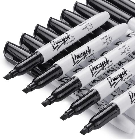 Dry Erase Markers Bulk, 96 Pack Black Dry Erase Markers Chisel Tip, Low Odor Whiteboard Markers for School, Office Supplies, Perfect for Writing on White Board, Mirror,Calender in Saudi Arabia