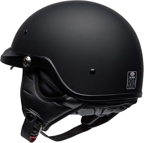Bell Pit Boss Open-Face Motorcycle Helmet (Solid Matte Black, XXX-Large) in Saudi Arabia