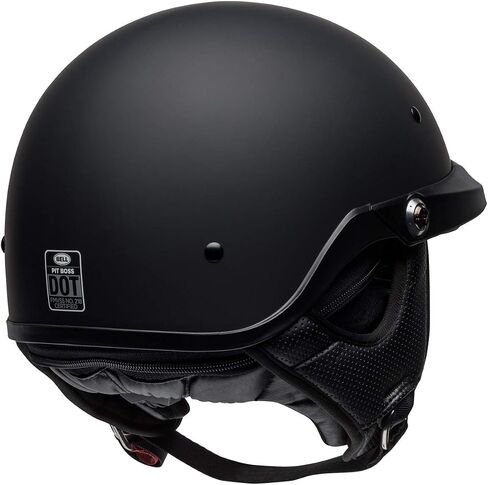 Bell Pit Boss Open-Face Motorcycle Helmet (Solid Matte Black, XXX-Large) in Saudi Arabia