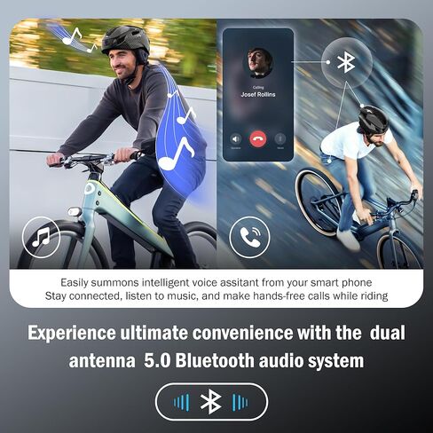 BIIGELL Bike Helmet for Adult with 1080P 30 fps Sports Camera and Smart Bluetooth for Men - Cycling Helmets for Adult Men（32GB SD Card Included） in Kuwait